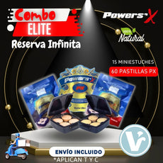 **!Nuevo¡ Power Sex COMBO ELITE: Reserva Infinito (15 mini estuches 60 Pastillas) ¡Envío incluido!*Aplican tyc*