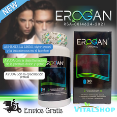 EROGAN X 30 cáp. 100 % ORIGINAL 💯 ¡POTENCIADOR DE POTENCIADORES! Envío incluido.