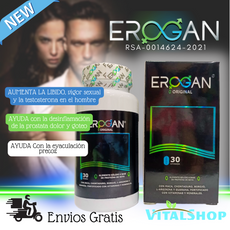 PROMO (EROGAN X 30 cáp. 100 % ORIGINAL 💯 POTENCIA) ¡Envío Gratis!