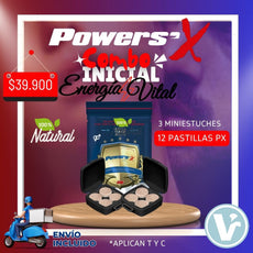 !Nuevo¡ Power Sex COMBO INICIAL: Energía Vital (3 Mini estuches 12 Pastillas) ¡Envío incluido!*Aplican tyc*