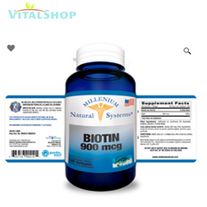 Biotina 900 Mg x 100 Softgels "Natural System" (R)