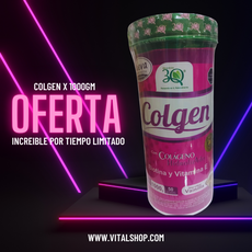 **COLGEN - Colágeno hidrolizado - Biotina y Vitamina E - 1000g**