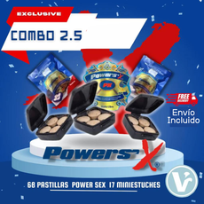 **Combo Power sex 2.5 (68 Pastillas - 17 mini estuches) *¡Envío Incluido! *Aplican TyC*