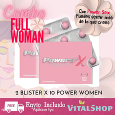 **"Combo Full Woman"- 2 blister Woman x 10 Tabletas ¡Envío Incluido!*Aplican TyC