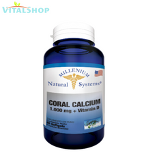 Coral Calcium 1000mg + Vit. D 60 Softgels "Natural System" (R)