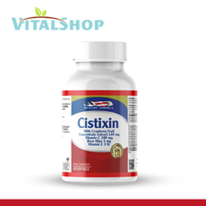 CISTIXIN 280MG 100/60 SOFTGELS- Cranberry Fruit Vitamin C & E - Healthy America