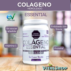 **Colágeno Hidrolizado Essential Vitamins x 750 g - ¡Sin azúcar añadida!*Envío incluido*Aplican tyc