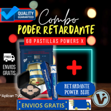 Combo Power Sex Poder Retardante (68 tabletas) + Gel/spray Retardante ¡Envío Gratis!