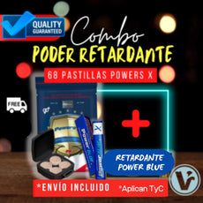 **Combo Power Sex Poder Retardante (68 tabletas) + Gel/spray Retardante ¡Envío Incluido!*Aplican tyc*