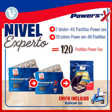 **Combo Nivel EXPERTO Power Sex (120 tabletas) ¡Envío Incluido!*Aplican TyC*