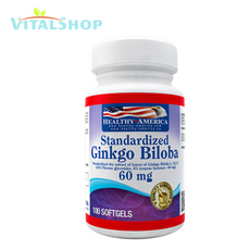 **Ginkgo Biloba 60mg X60/X100 Softgels "Healthy"**