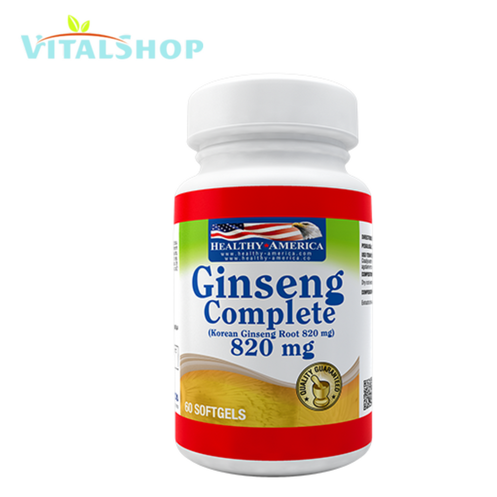 Ginseng Complete 820mg x 60 Soft. "Healthy"