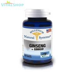 Ginseng + Ginkgo Biloba X60 Tabletas "Natural System" (R)