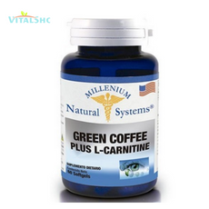 Green Coffee Plus (Extracto Café Verde) + L Carnitina 60 Softgels "Natural System"