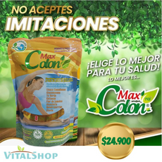 ¡Max colon¡ Fibra natural Reduce 8 kilos por mes¡¡