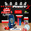 Power Sex COMBO MÁXIMO 2: Mega Potencia (18 Miniestuches 72 Pastillas)+ Feromonas él ó ella (tú eliges)+ Quipitos  Sex Pops ¡Envío gratis!