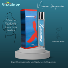 **PERFUME POWER SEX CON FEROMONAS MEN X25ML! ¡NUEVO!**