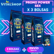 **𝙎Ú𝙋𝙀𝙍 𝙋𝙍𝙊𝙈𝙊; tres Bolsas de ¡¡¡Power Sex Bolsa X 400 comprimidos!!!  Envío Gratis**