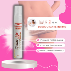 **Desodorante Intimo Femenino x16 ml con feromonas "Flavor SeX" ENVÍO GRATIS**