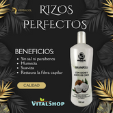 Shampoo Con Leche Y Aceite De Coco 500mL "Herbacol"