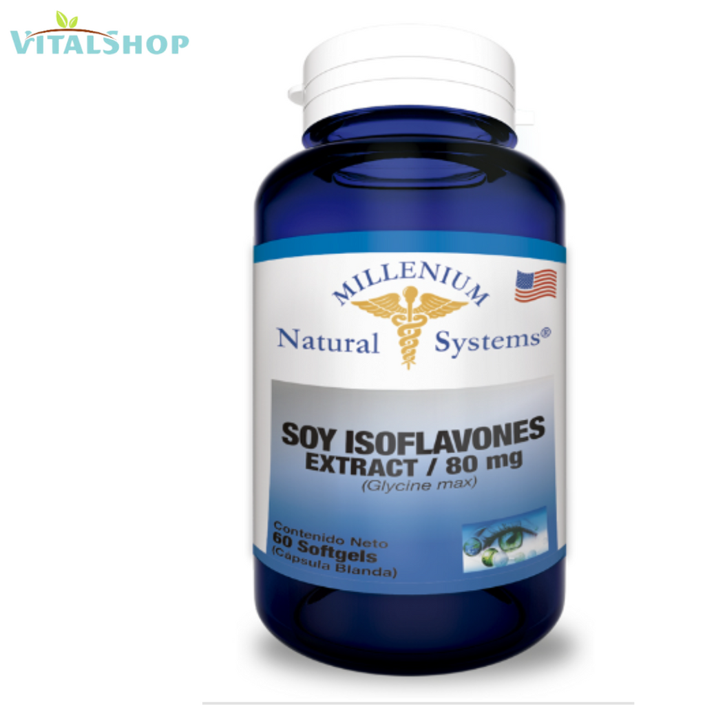 Soy Isoflavones 80mg (X60/X100) Softgels "Natural System"