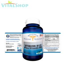 Vitamina B12 Plus+ B6 100 Softgels"Natural System" (R)