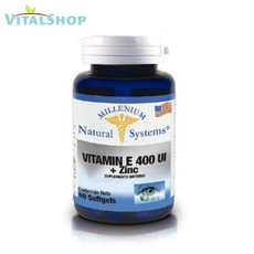 Vitamina E 400 IU + Zinc X60 Softgels "Natural System" (R)