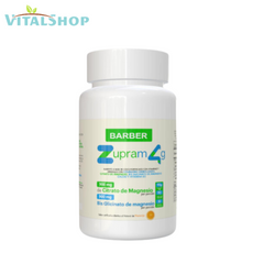 **Zupramag BARBER (Citrato de Magnesio X900 mg+Glicinato de Magnesio X900 mg)**