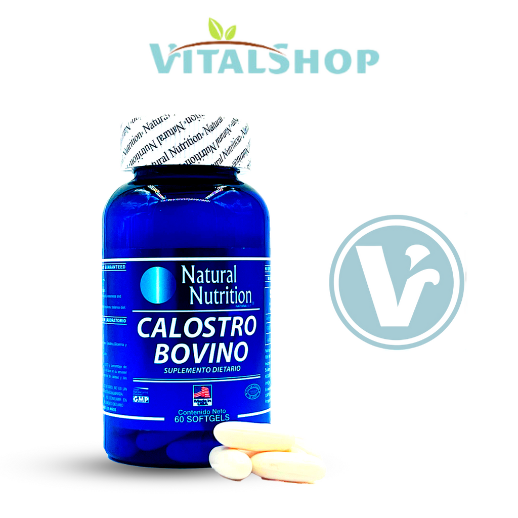 Calostro Bovino X 60 NATURAL NUTRITION – VitalShop Colombia