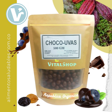 Choco Uva snack saludable 250 Gr-500Gr