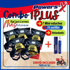 **Combo 1 Plus: 28 Pastillas (7 Mini Estuches) + 1 Gel Retardante + ¡Envío Incluido!*Aplican tyc*