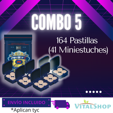 **COMBO 5: 164 tabletas de PowerS’x  *¡Envío Inlcuido! *Aplican TyC