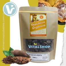 **CACAO EN PEPA 100% NATURAL x 500Gr x 1000Gr**