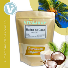 **Harina de Coco 100% ¡Orgánica! 500Gr - 1000Gr**