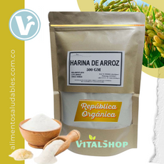 **Harina de arroz (Integral )500Grs-1000 Grs República Orgánica**