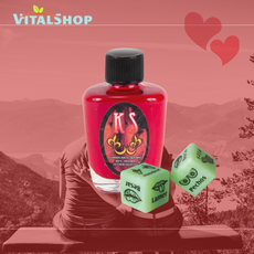 **Dados Kamasutra + Lubricante Sweet Love 12 ml**