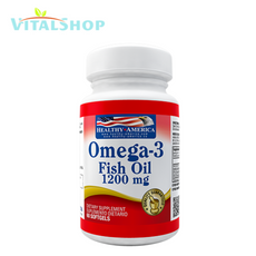 Omega 3 Fish Oil (EPA, DHA) 1200 mg X60 Softgels "Healthy"