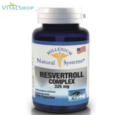 Resvertroll Complex 325 mg x 100 Cápsulas "Natural System" (R)