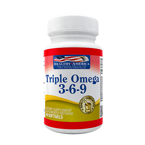 Triple Omega 3-6-9  1200mg X60 softgels " Healthy"
