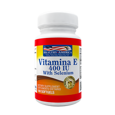 Vitamina E 400 IU con Selenio 100 Caps "Healthy"