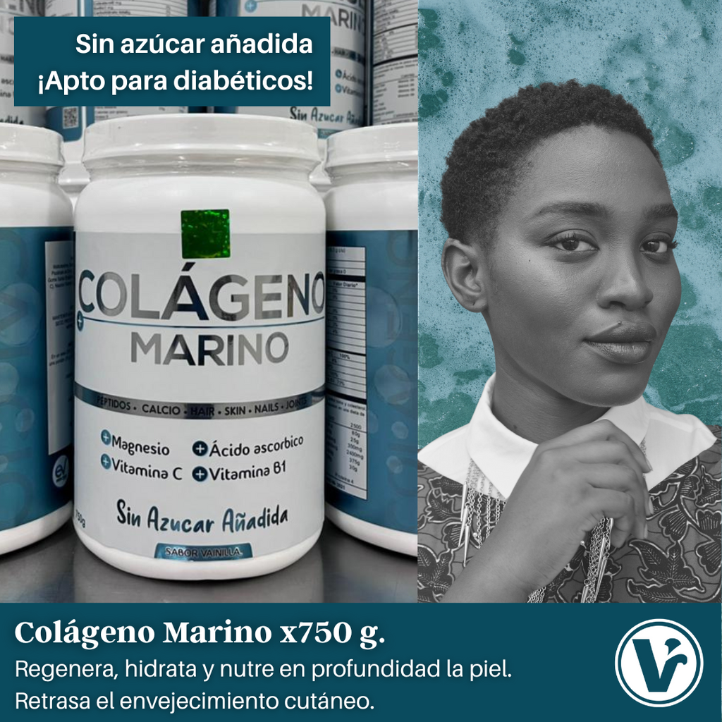 Colágeno Marino Essential Vitamins x 750 g - ¡Sin azúcar añadida!