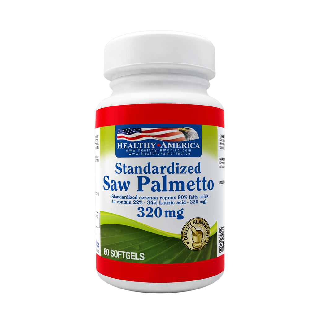 Saw Palmetto 320 mg X 60 Cap (Salud de la Próstata) "Healthy"