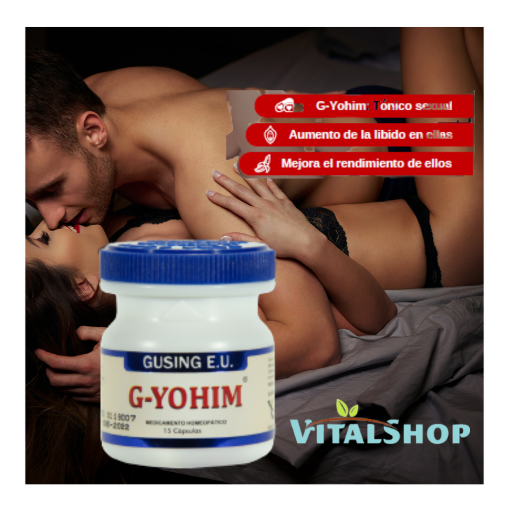 G-YOHIM x15 "Activador SEXUAL masculino y femenino" Envío Incluido.