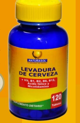 Levadura de Cerveza (Fortalecimiento)- 120 Tabletas NATURASOL