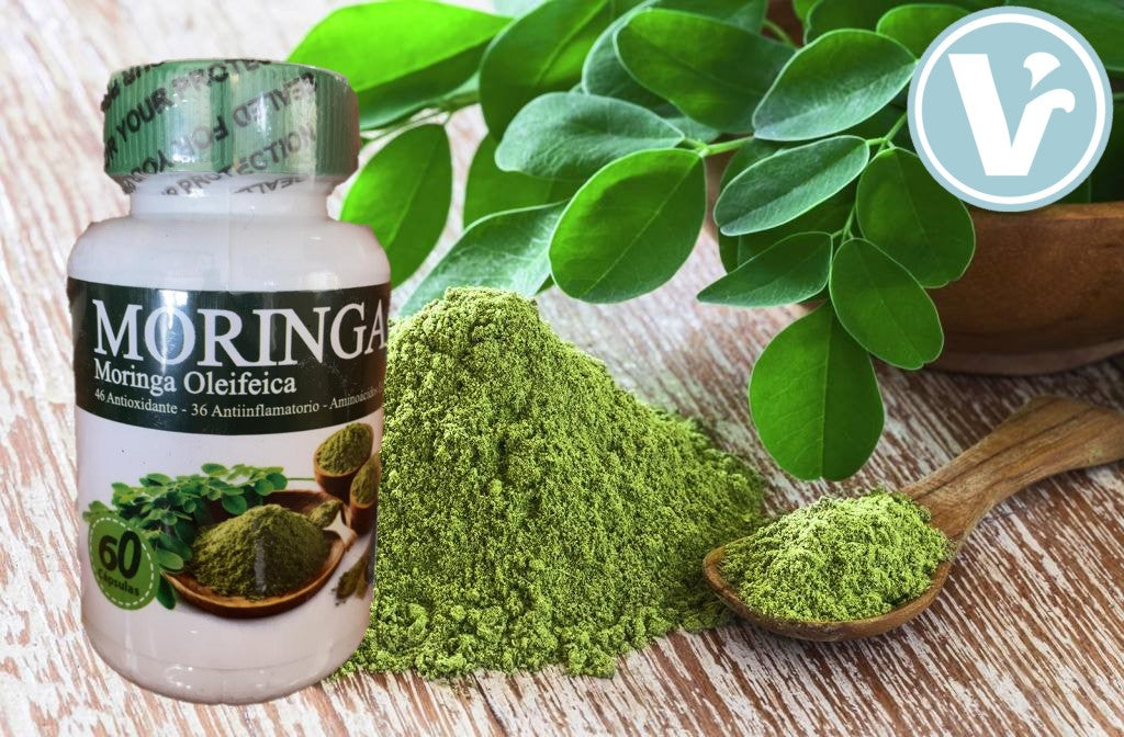 Moringa Oleifeica X 60 Caps -Antioxidante, Antiinflamatoria con Aminoácidos Esenciales