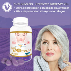 **Sun Blockers X 60 Twist Caps "Natural System"