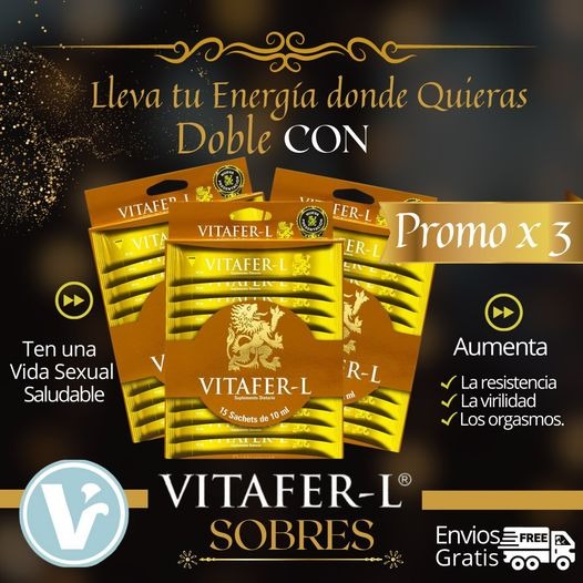 Vitafer-L Gold Sachet x 45 Bebibles 10 mL ENVIO GRATIS¡¡¡