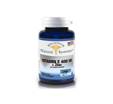 Vitamina E 400 IU + Zinc  X100 Softgels "Natural System" (R)