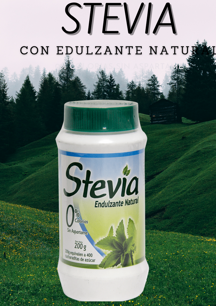 STEVIA con ENDULZANTE NATURAL 200g
